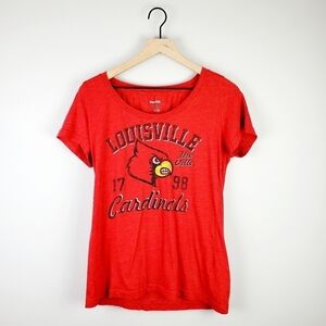 Univerity of Louisville cardinals large tee